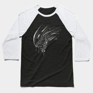 Alien Face Baseball T-Shirt